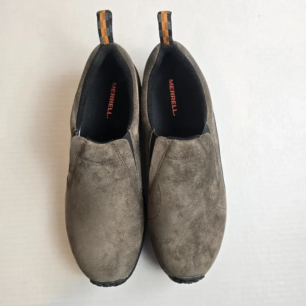 Merrell Jungle Moc Mens Size 13 Gunsmoke Suede Leather J60787 Slip On Shoes